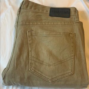 Bullhead khaki denim pants